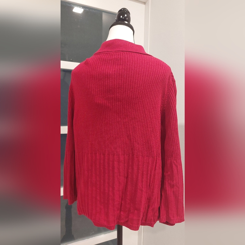 Croft & Barrow Red Women's Jacket - Picture 6 of 9